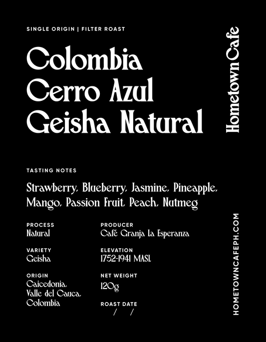 Colombia Cerro Azul Geisha Natural