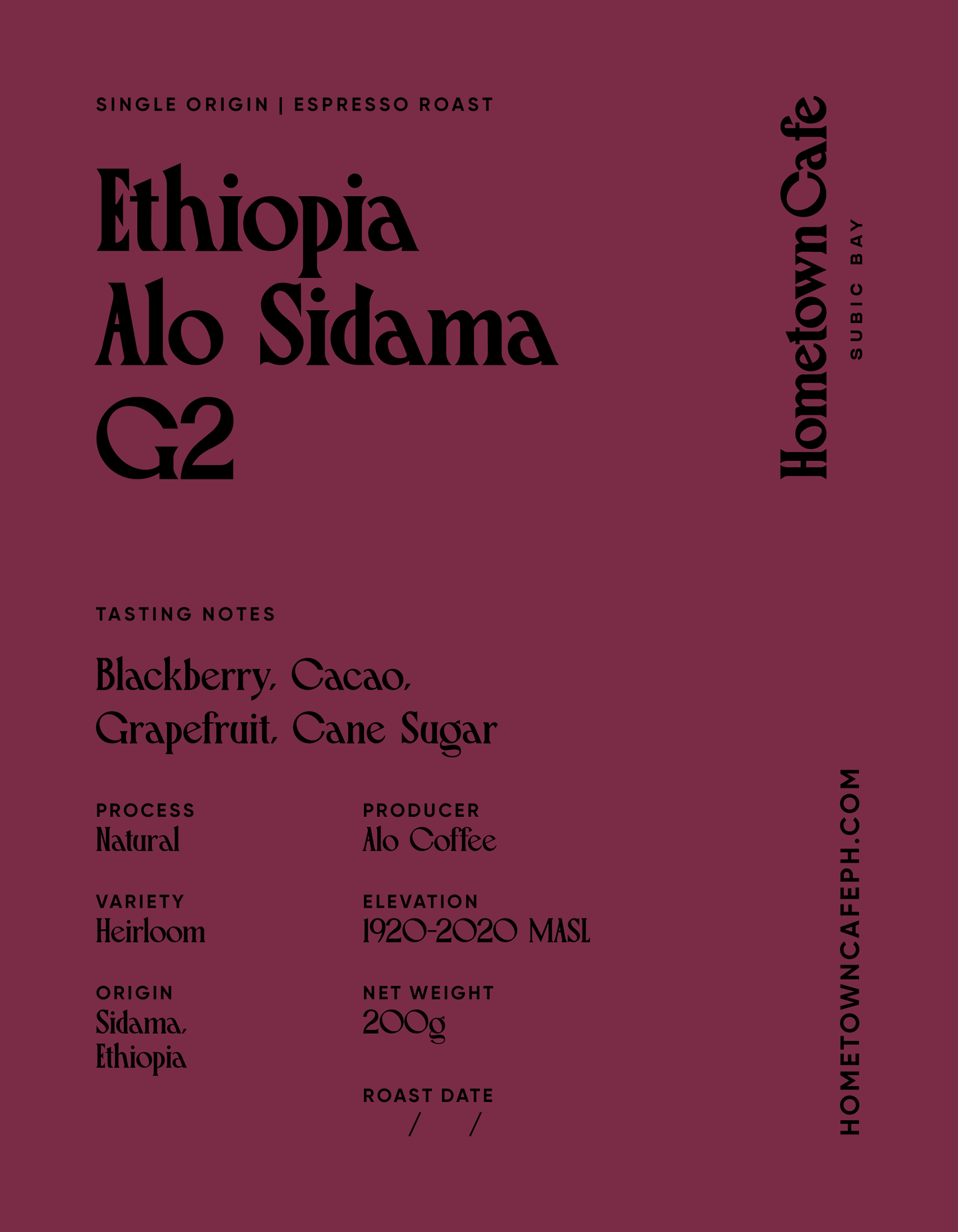 Ethiopia Alo Sidama G2