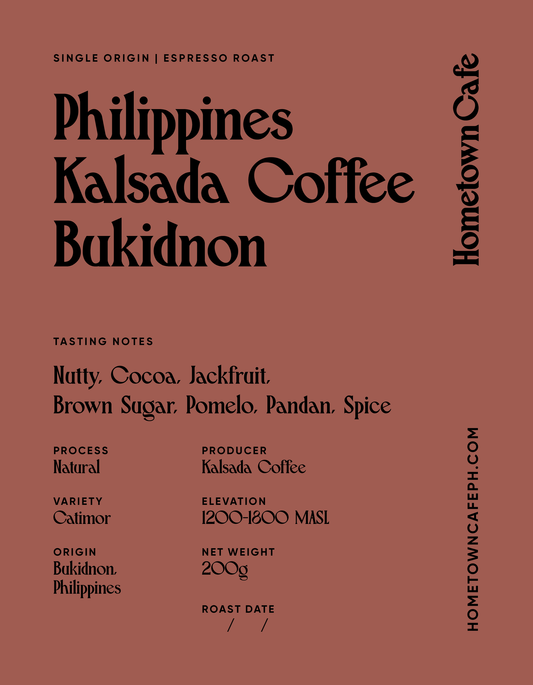 Philippines Kalsada Coffee Bukidnon