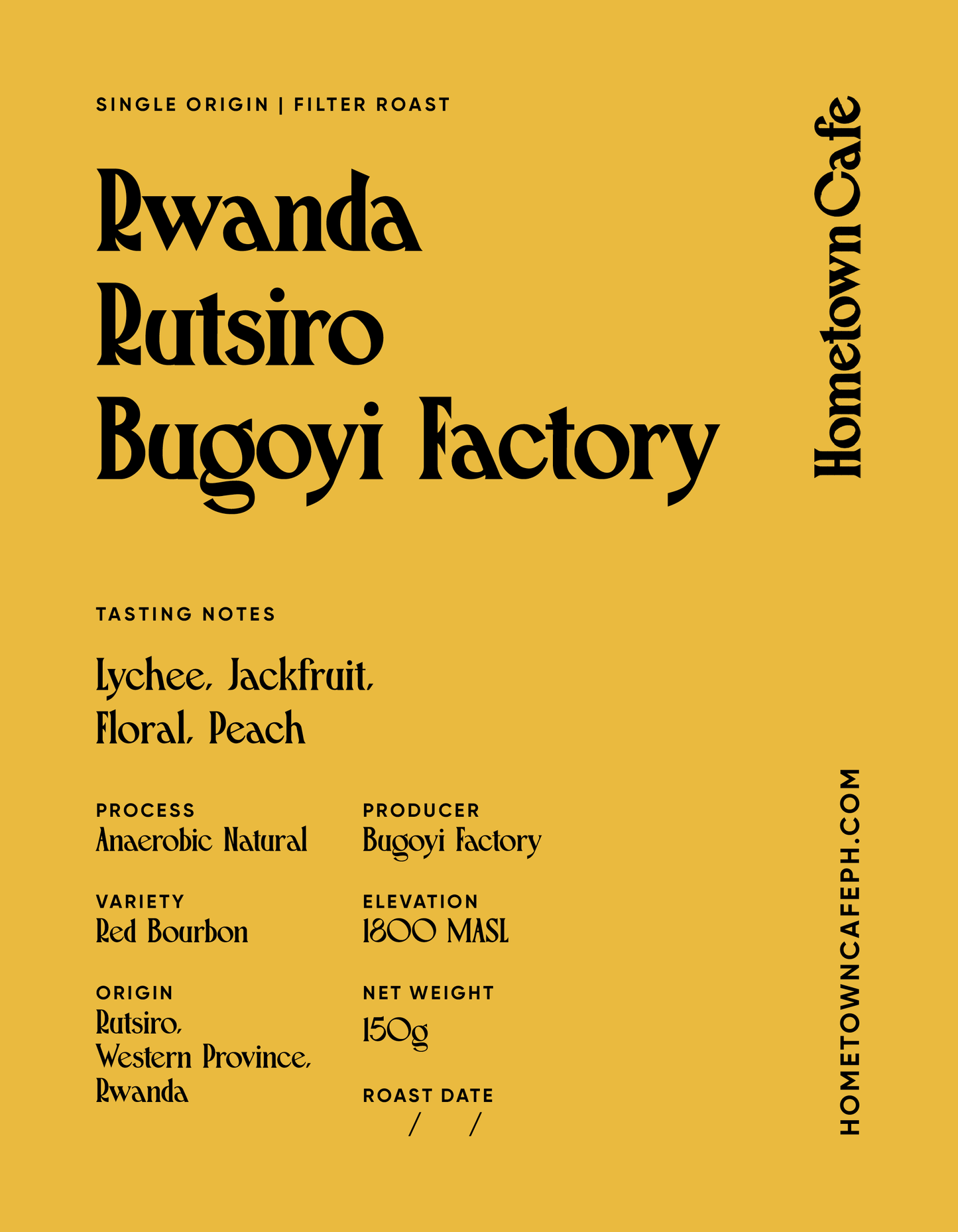 Rwanda Rutsiro Bugoyi Factory